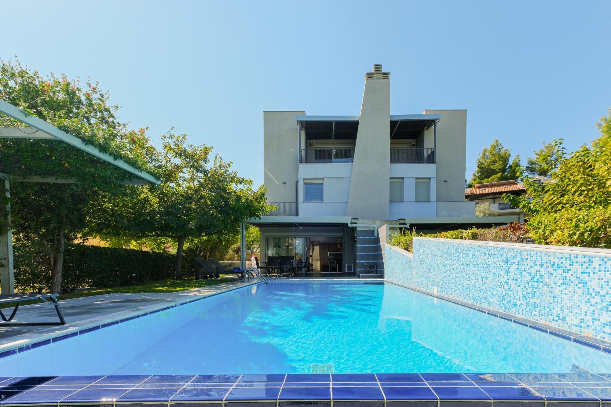 Deluxe Chrousso Pool Villa Paliouri Buitenkant foto