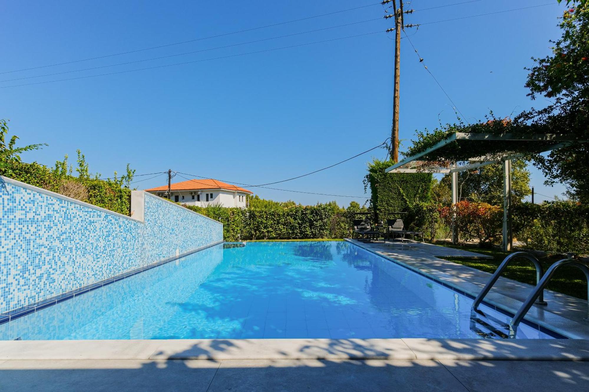 Deluxe Chrousso Pool Villa Paliouri Buitenkant foto