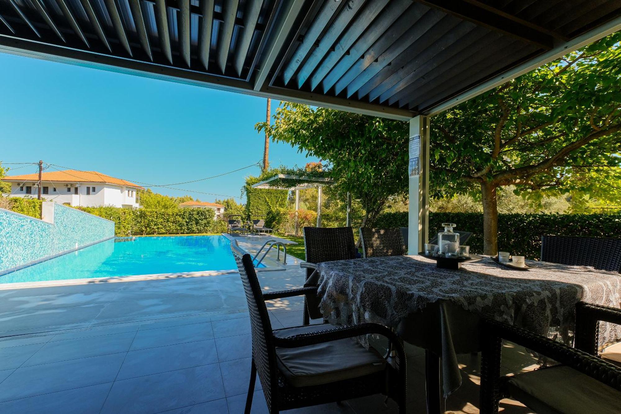 Deluxe Chrousso Pool Villa Paliouri Buitenkant foto