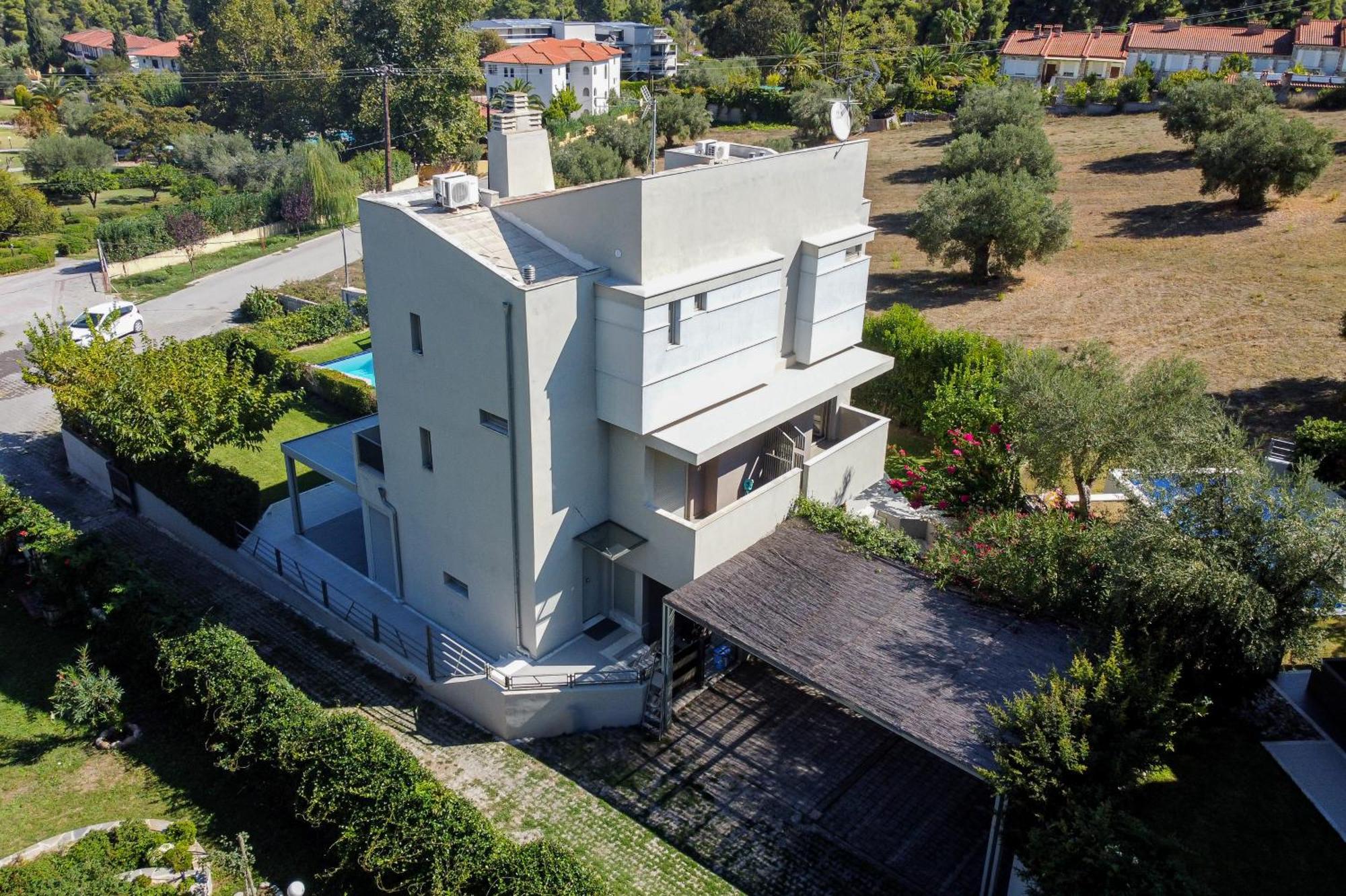 Deluxe Chrousso Pool Villa Paliouri Buitenkant foto