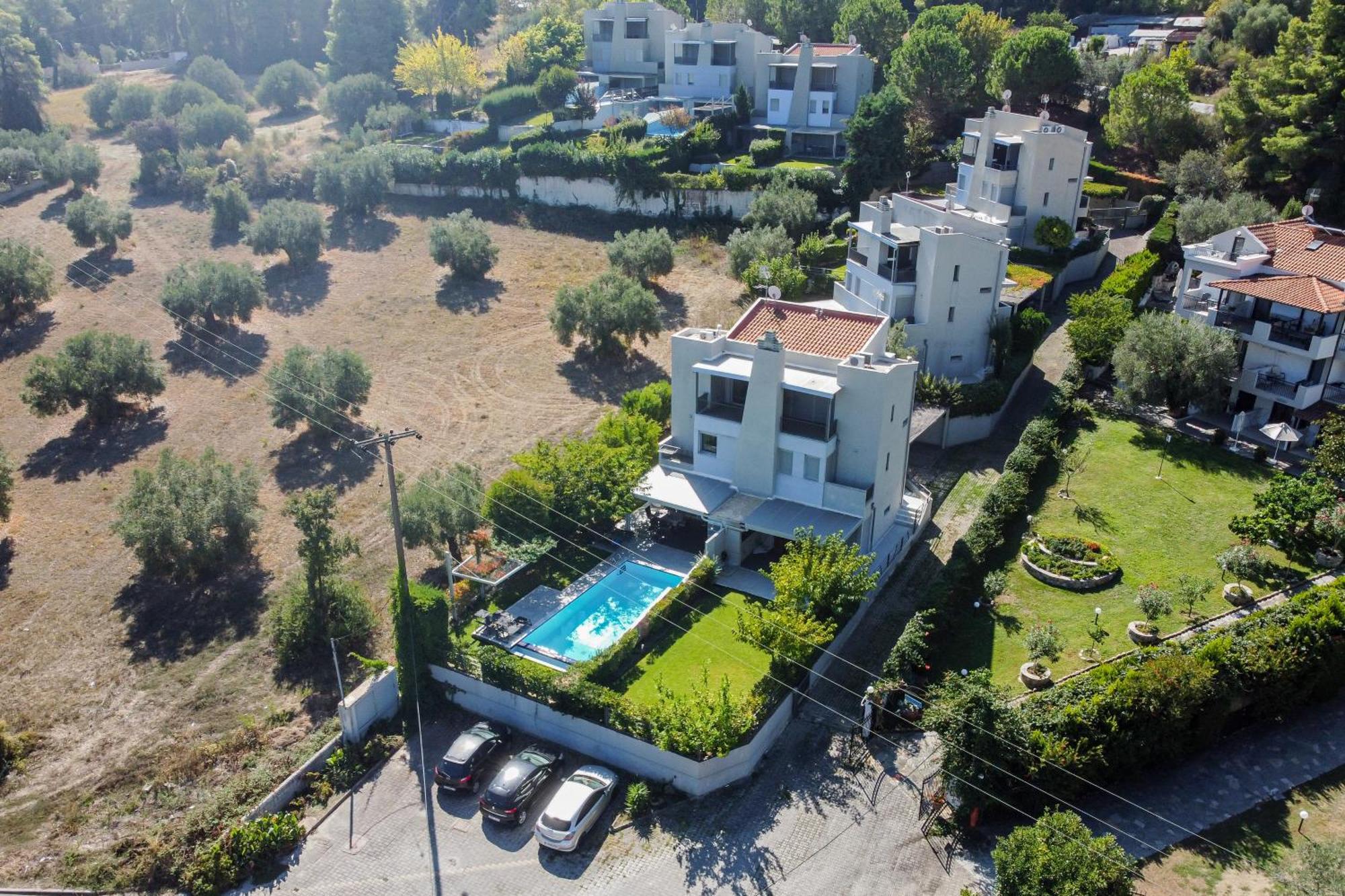 Deluxe Chrousso Pool Villa Paliouri Buitenkant foto